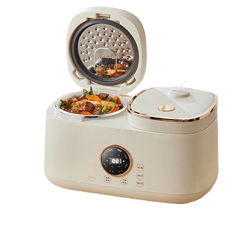 

Double Gallbladder Intelligent Rice Cooker Mini Multi-function Household Double Combination Rice Cooker 3-4 People