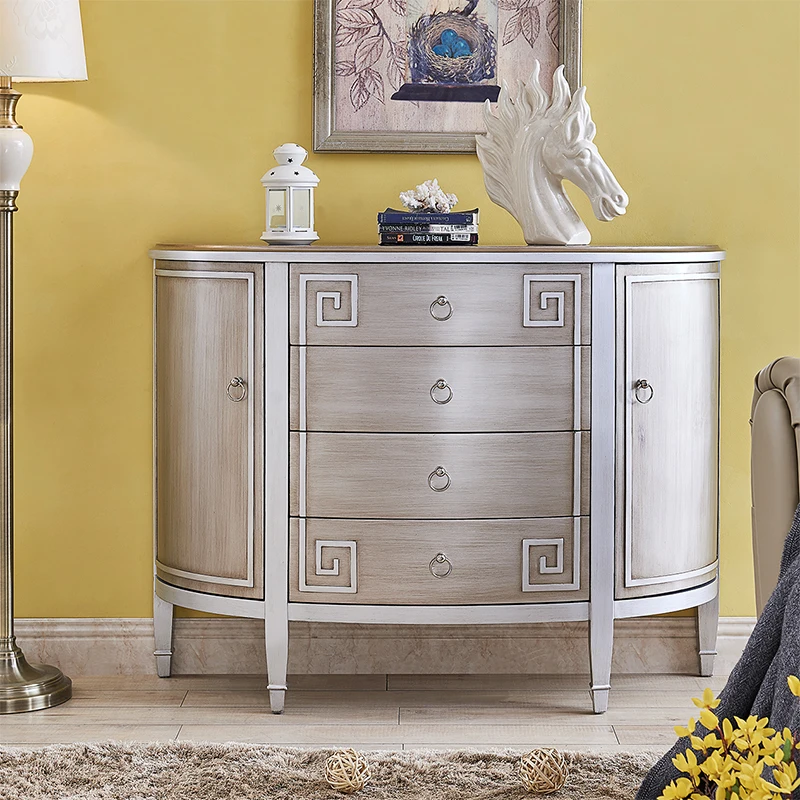 Шкаф-сервант YY с перегородкой Полукруглая для дома