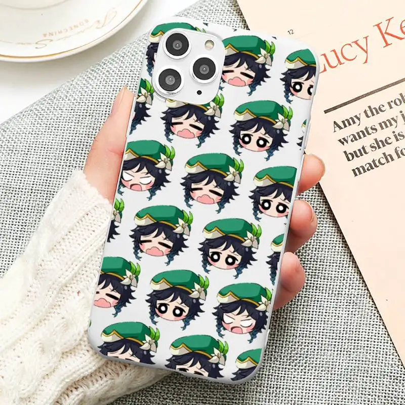 Популярный популярный игровой чехол для телефона Genshin Impact iPhone 6 7 8 11 12 13 s mini pro X XS XR