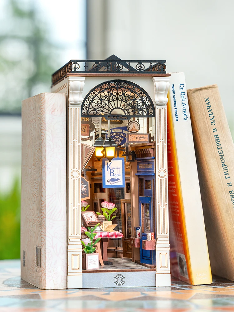Robotime Rolife Book Nook Kit аркадные свидания DIY миниатюрный кукольный домик комплект 3D