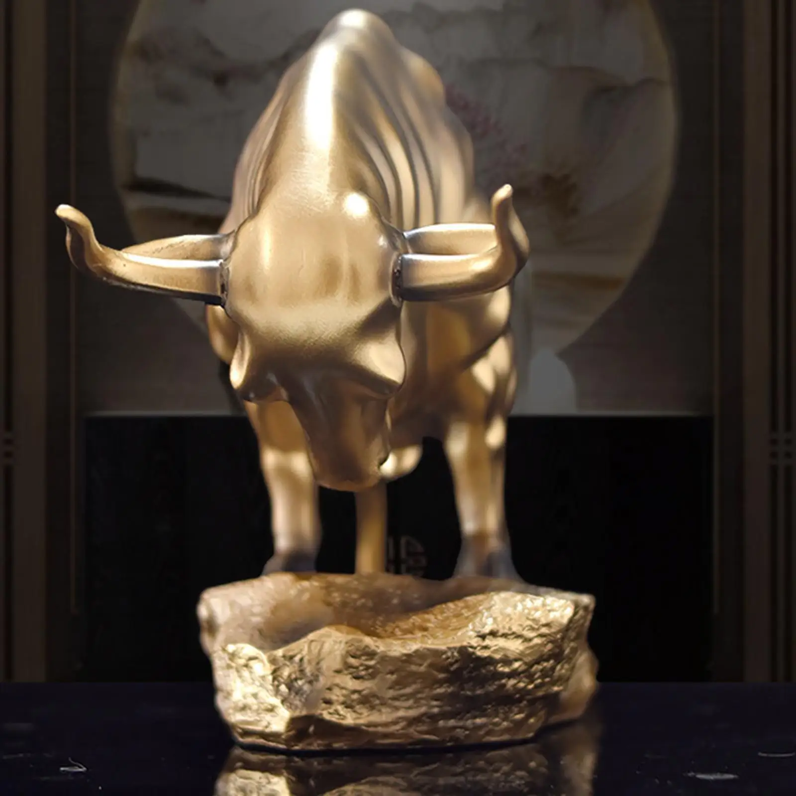 

Современная Статуэтка быка коллекция фэн-шуй поделки офис спальня декор