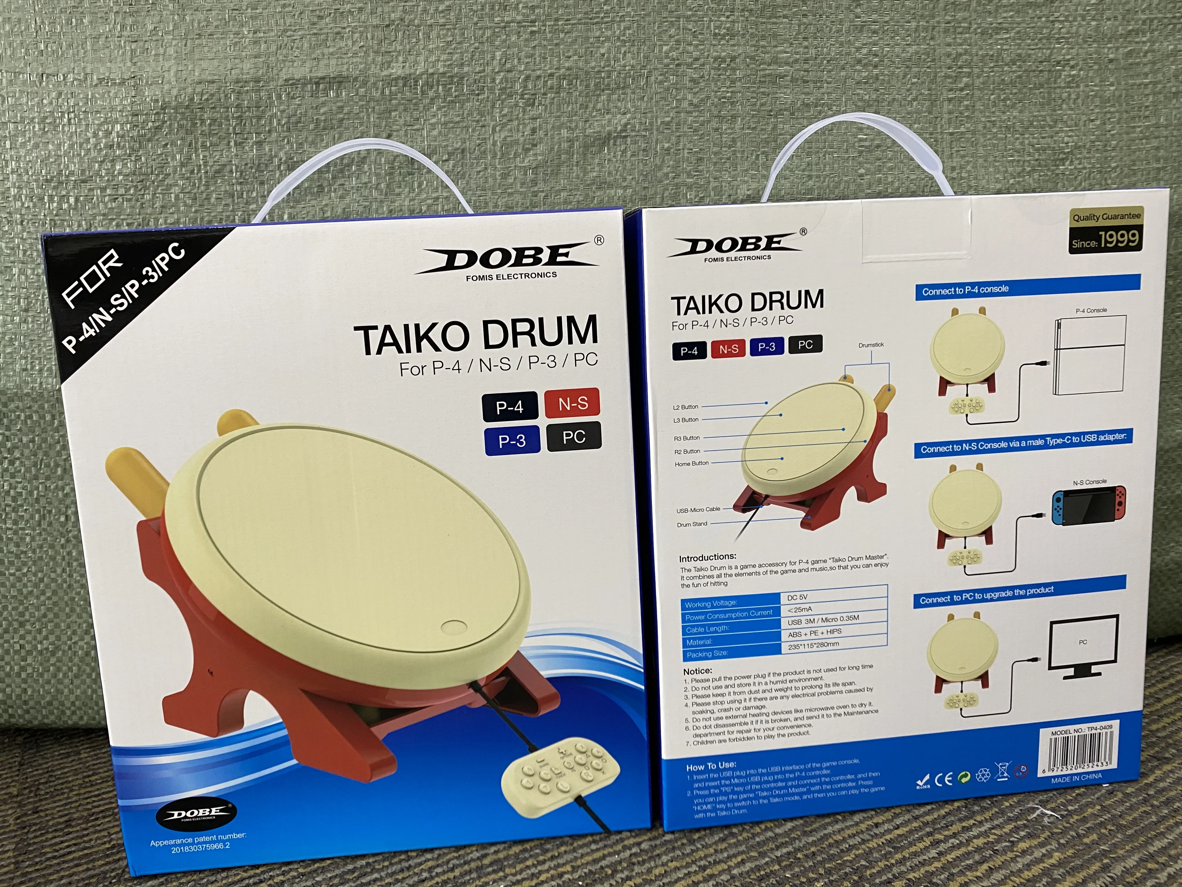 Для PS4/PS3/ПК/NS переключатель Барабан Тайко Joycon-совместимый контроллер для