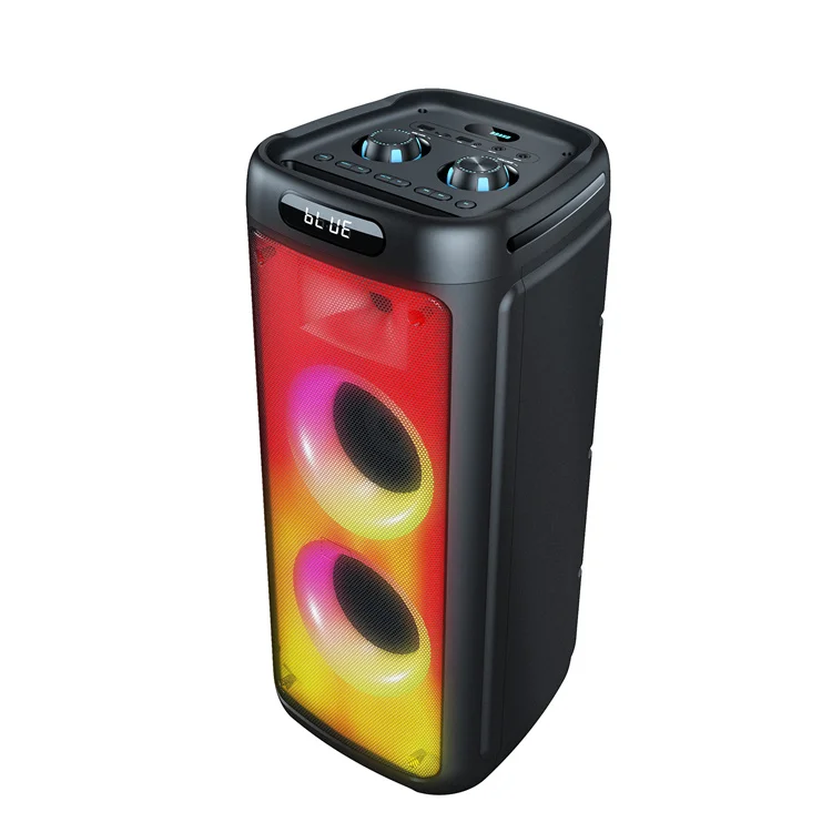 

Factory Price High Quality Karaoke Speaker Wireless Microphone Party Light Speakers 5.0