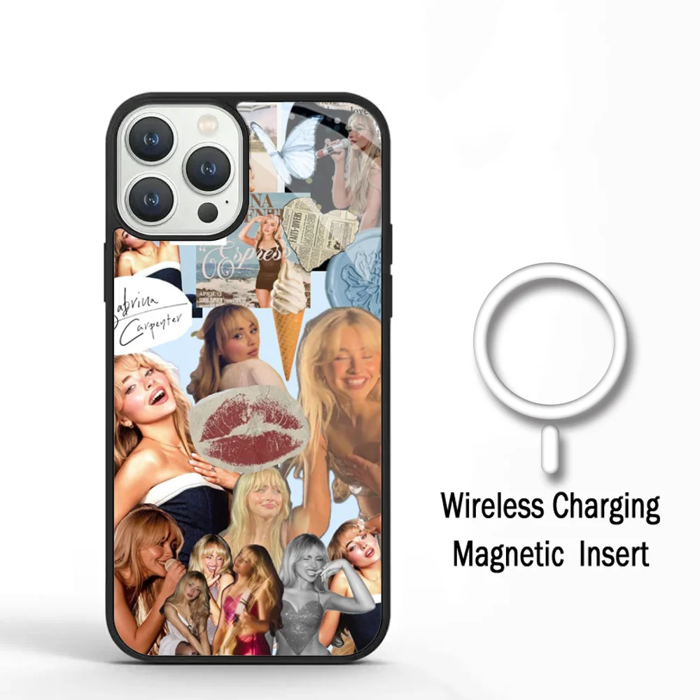 Чехол для телефона Espresso S-Sabrina C-Carpenter IPhone 11 12 13 14 15 Pro Max зеркальный акриловый чехол