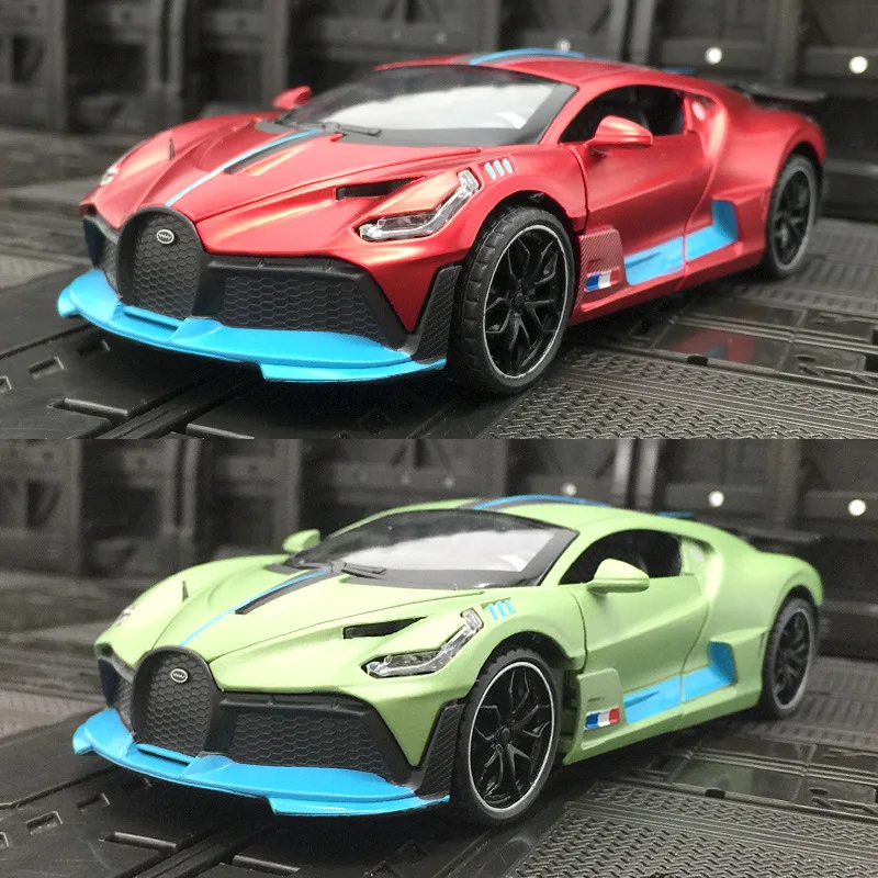 

Hot 1:32 Bugatti Divo Vehicles Model Simulation Toy Car Supercar Boy Gift Toys for Boys 4 Open Door