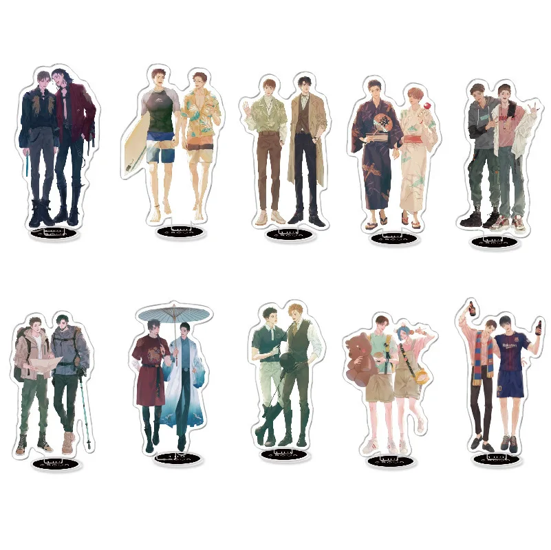 

Shui Qiancheng Novel Anime 188 Group Acrylic Stand Model Doll Shao Qun Ding Xiaowei Double Side Figure Toy Desktop Decorationa