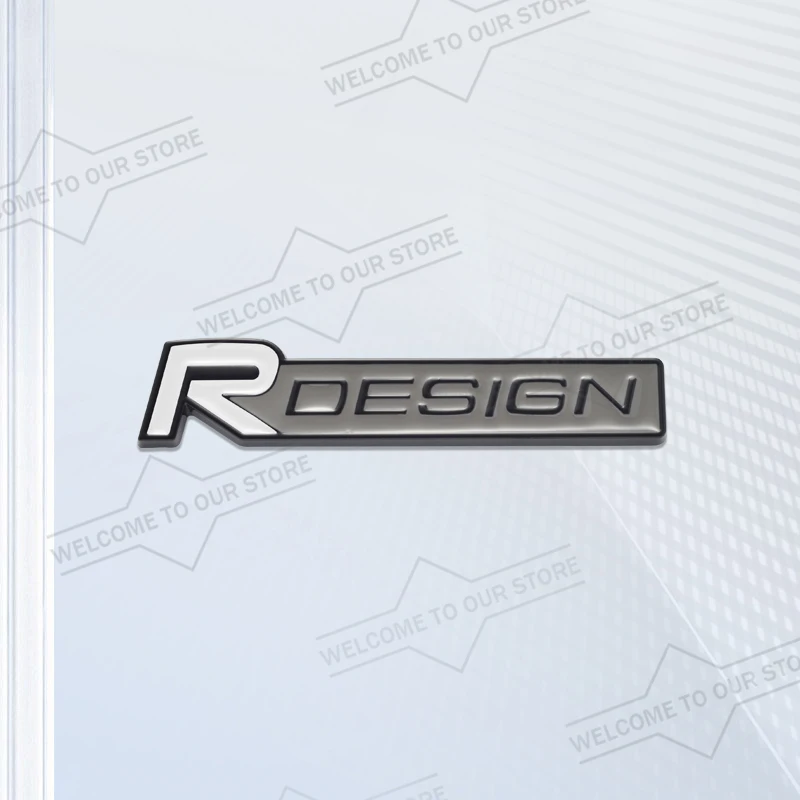 

Стайлинг автомобиля, багажник, 3D металлический R, дизайн, эмблема, решетка, значок, наклейка, наклейка для Volvo S60 S80 S90 XC90 XC60 XC40 V50 V70 V60 S40