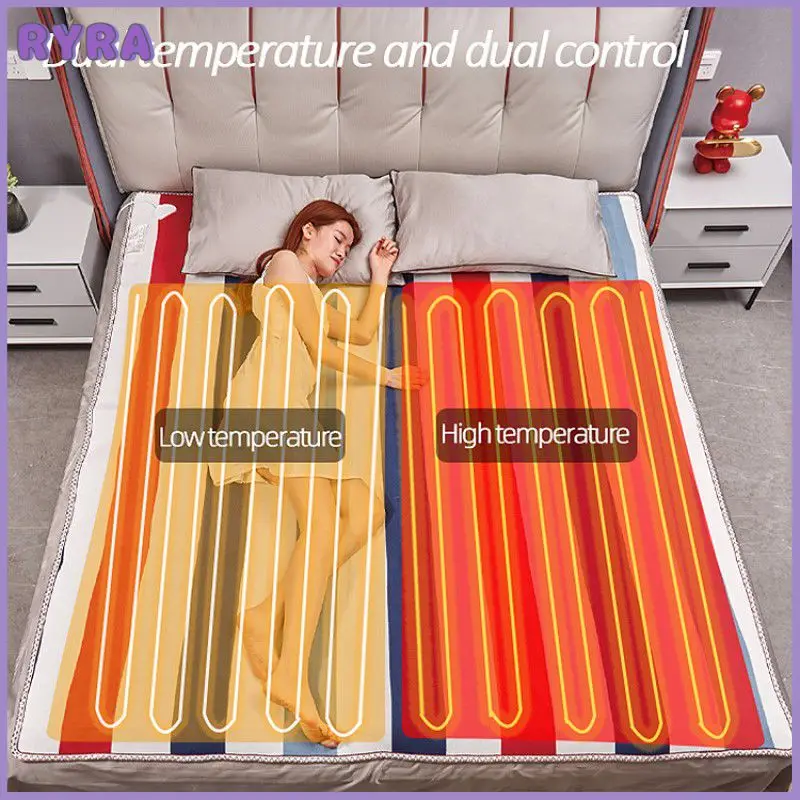 

110v/230v Heated Blanket Intelligent Mattress Thermostat Adjustable Timing Power Off Heater Thermal Blanket Electric Blanket