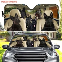 scottish terrier car sunshade dog car decoration dog windshield dog lovers gift dog car sunshade gift for mom gift for dad
