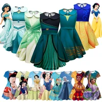 girls frozen elsa anna princess dress summer clothes snow white encanto mirabel isabela children party outfit costume