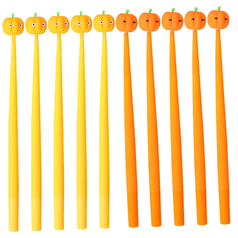 

10 Pcs Halloween Pumpkin Pen Pen For Studentss Bulk Adorable Teachers Gel Silica Signature Pens For Students Signature Office