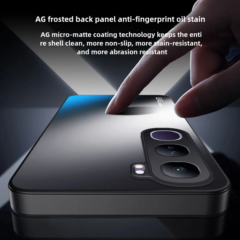 Чехол для vivo V40 Lite (IDN) 4G 5G матовый ослепительный золотой силиконовый защитный