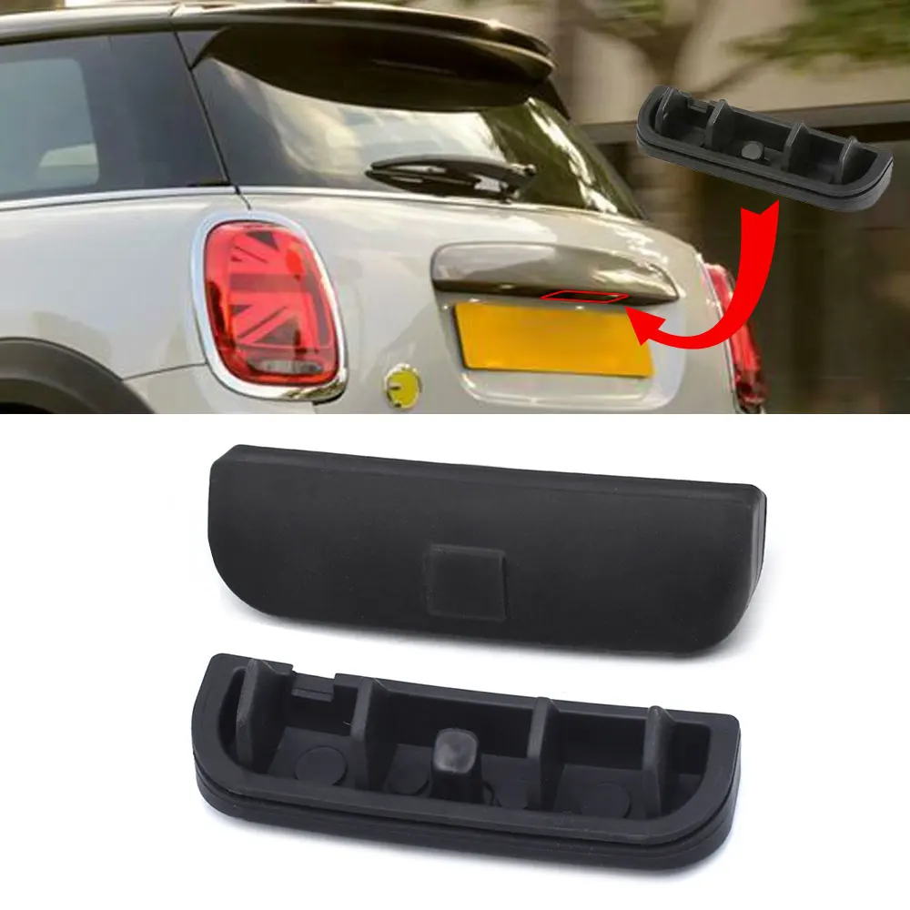 

For BMW MINI Cooper S R56 R57 R58 R59 Accessories Car Rear Door Tailgate Trunk Handle Switch Cover Button Cap Rubber Lid Pad