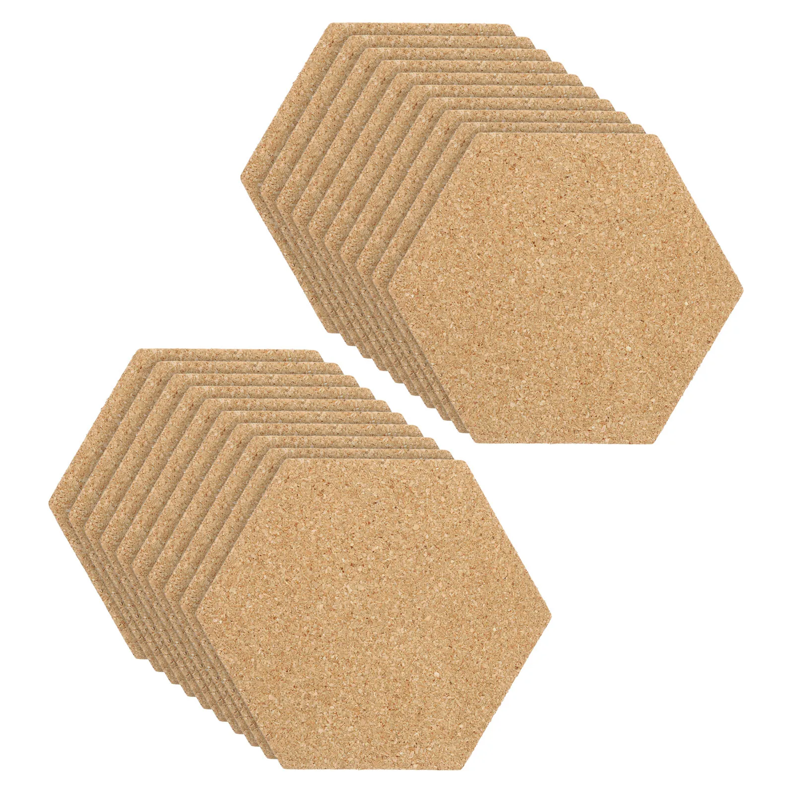 

20 шт. Пробковая доска самоклеящаяся шестиугольная 10x8 см