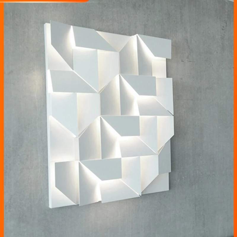 

Model Living Room Background Wall Art Wall Lamp Modern Minimalist Bedroom Bedside Foyer Doorway Decorative Lamp
