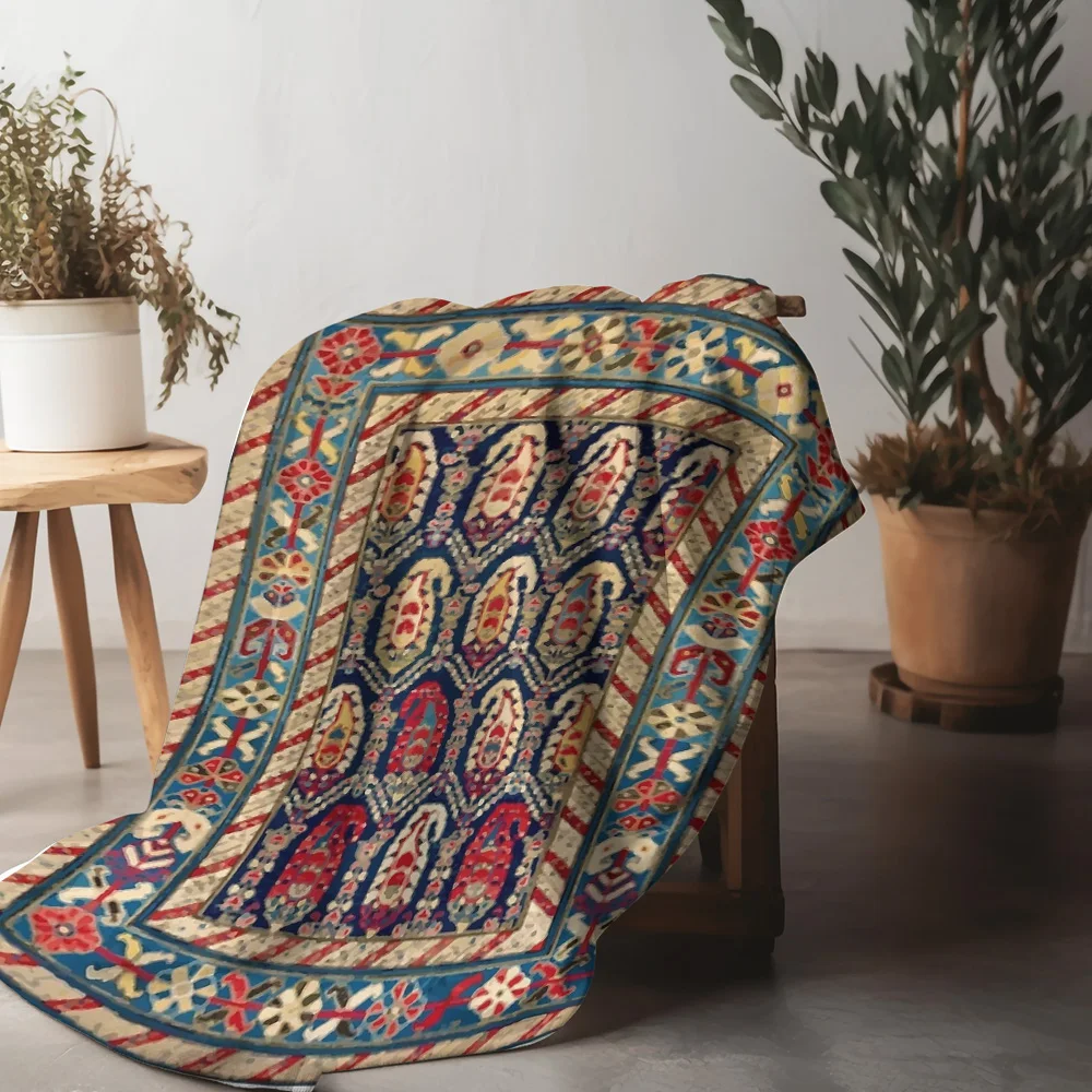 Фото Турецкий винтажный персидский стиль, этнический вышитый ковер, ковер Kilim, чехол для подушки, домашний декор, подарок №3