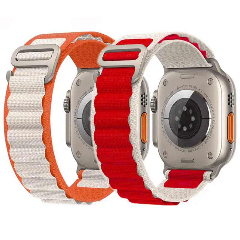 

Alpine loop Nylon band for Apple watch Ultra strap 49mm 44mm 40mm 45mm 41mm 42mm 38mm 40mm bracelet iWatch series 8 7 6 5 3 se 4