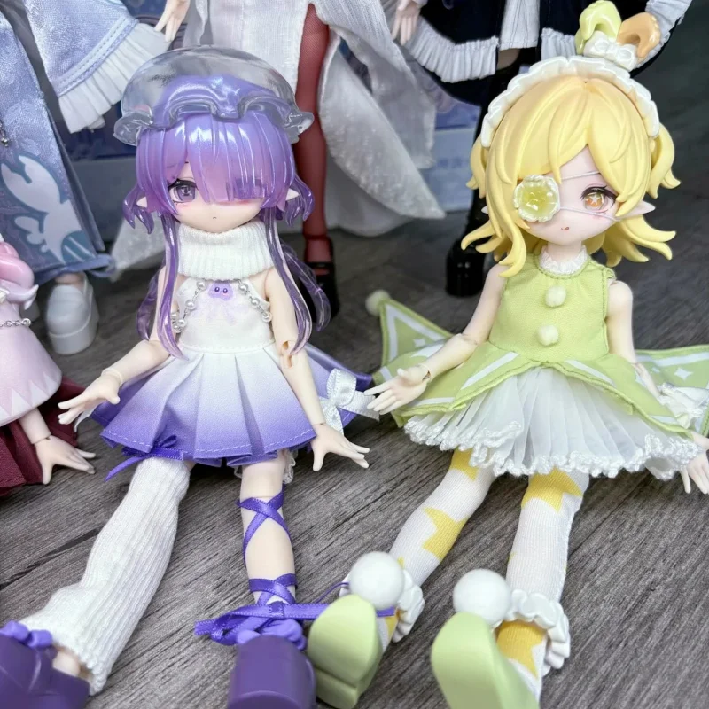 Фото Лидер продаж Come4free Minty 1/8 Bjd Mi Tian Ocean Gemstone Series слепая коробка шарнирная фигурка шарнирная кукла игрушка подарок для девочки №3