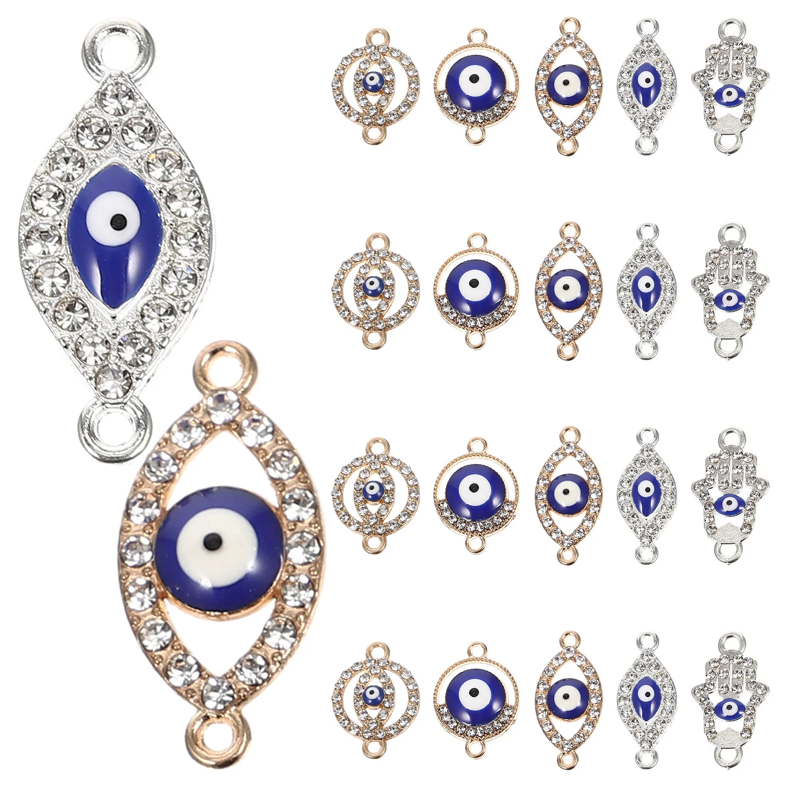 

20 шт. подвеска «глаз дьявола», подвески из сплава, Подвески для изготовления браслетов, ювелирные изделия «сделай сам», подвески, браслеты, ветчина