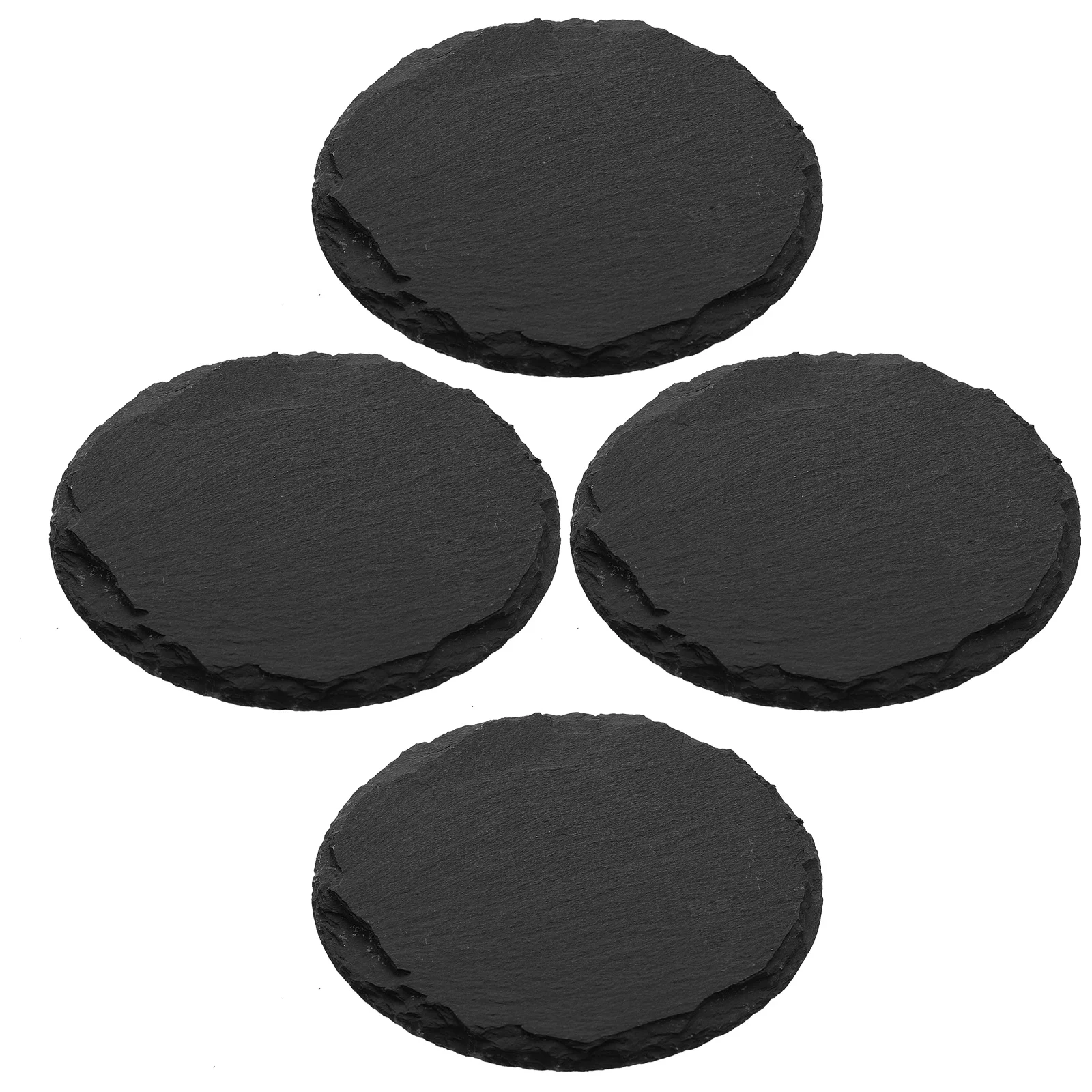 

Coaster Cup Coasters Slate Stone Mat Holder Drink Heart Coffee Mug Pad Natural Car Round Drinks Tea Set Table Blank Trivet Non