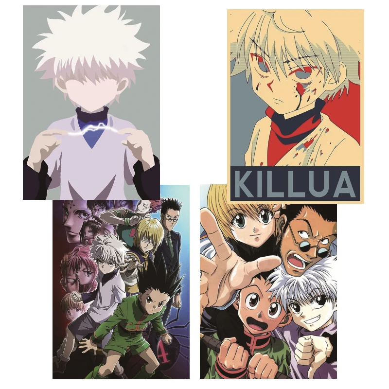 

HUNTER×HUNTER 4 постера, набор из 42*30 см каждый, подарки вокруг аниме