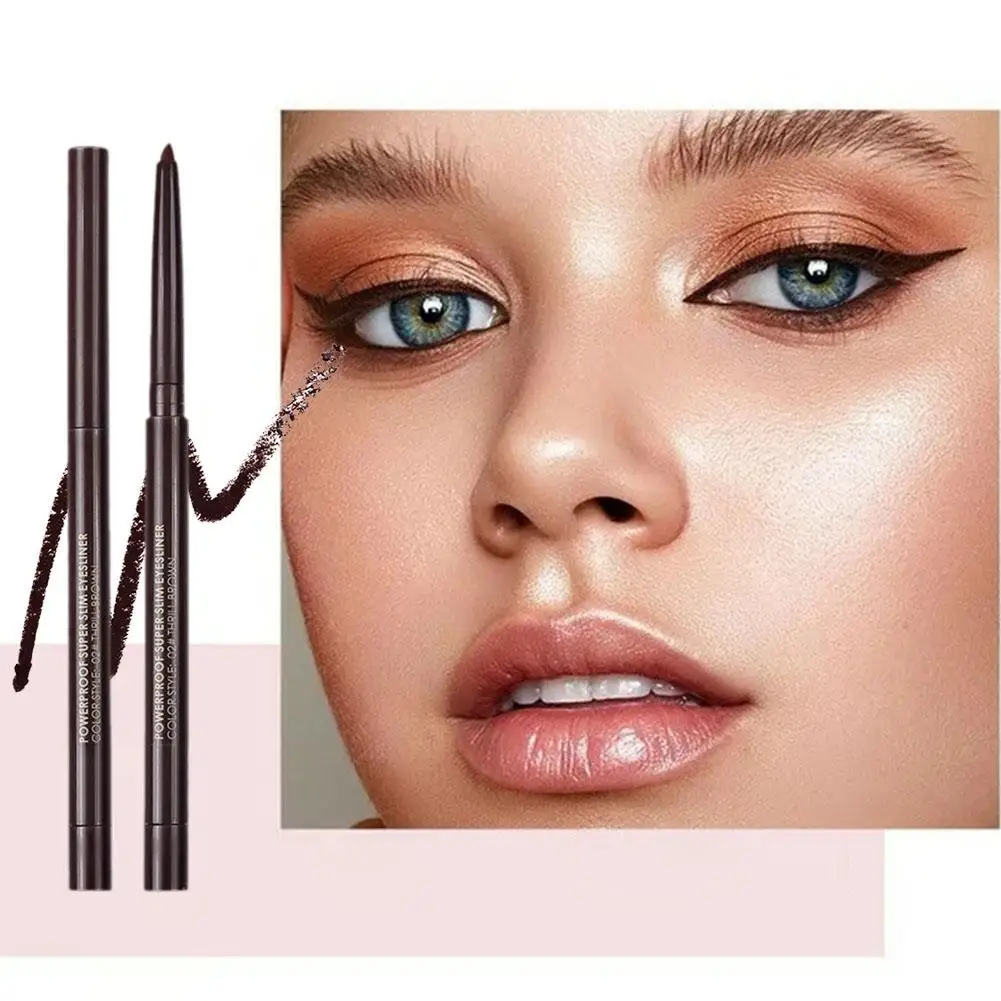

Black Brown Eyeliner Gel Pen Waterproof Eyeliner Gel Wear Liners Easy Pigment Soft Matte High Pencil Eye Eyeliner Smudge-pr I6E8