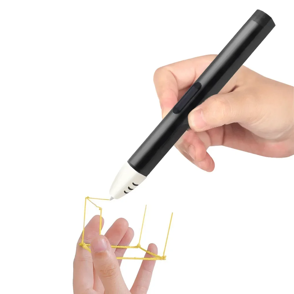 

3d-ручка Penobon, устройство для 3d-печати, низкотемпературная печать, с PCL нитью, безопасно для детей, с поддержкой внешнего аккумулятора