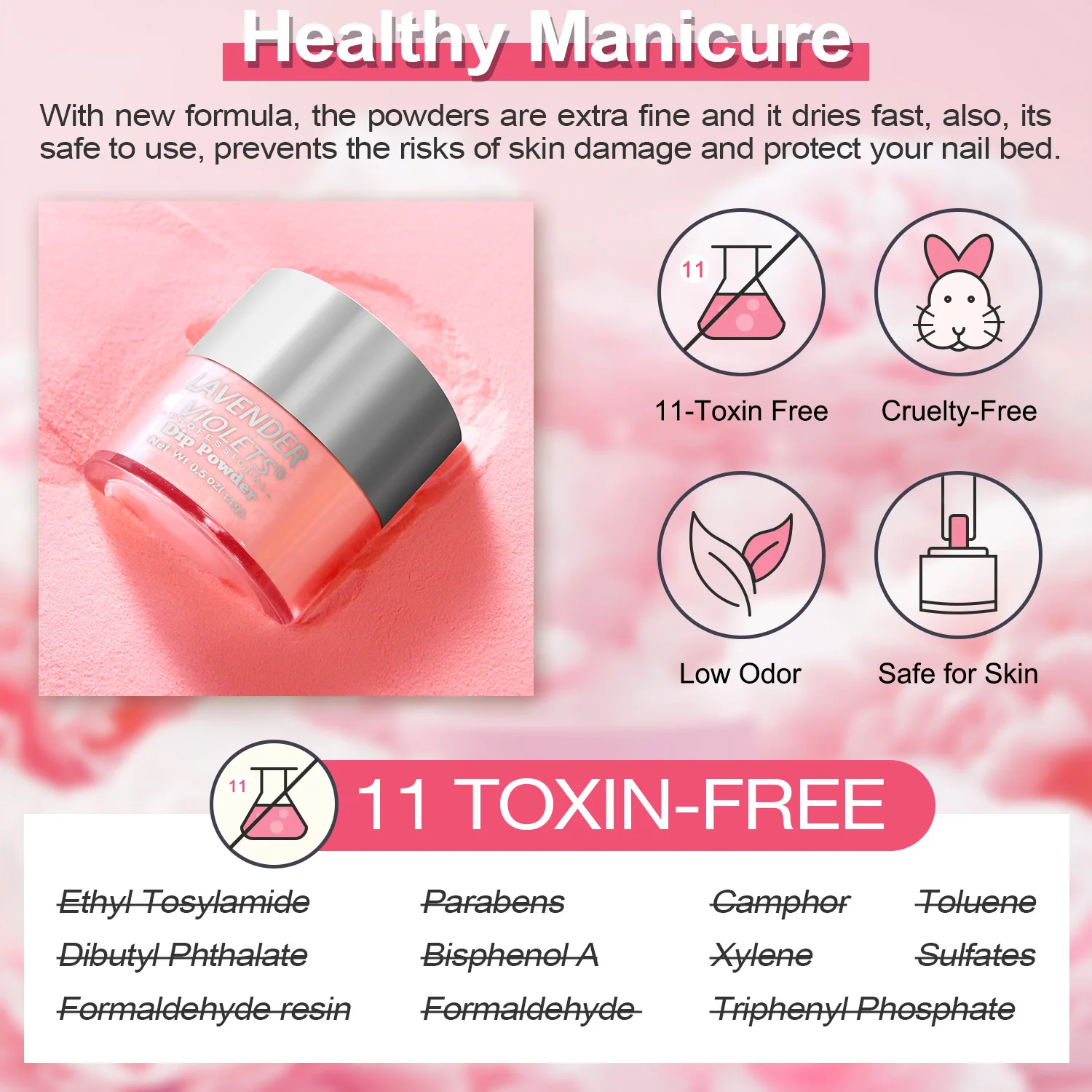 6x0 5 Унций Долговечная Пудра Для Дизайна Ногтей Набор Сухих Пудр Аэрографии