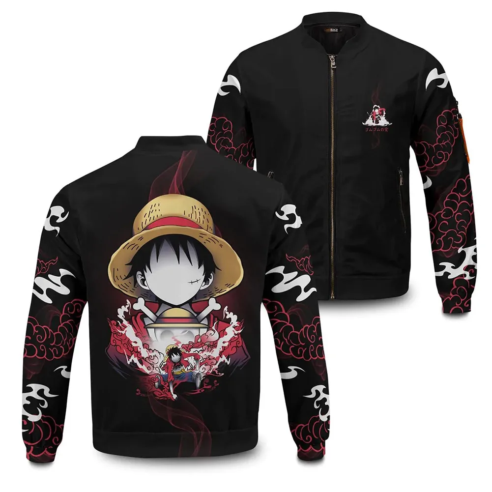 

One piece D. Luffy Cosplay 3D Printed Zip Up Jacket Coat Sweatshirt Men Women Casual Streetwear