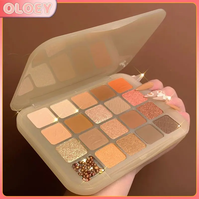 

Chestnut 20 Color Eye Shadow Palette Earthy Pearly Easy-to-color Eye Shadow Matte Oogschaduw Glitter Oogschaduw Make-Up TSLM1