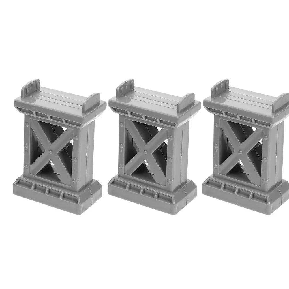 

The Train Model Railway Scenery Funny Bridge Pier Simulation DIY Toy Games