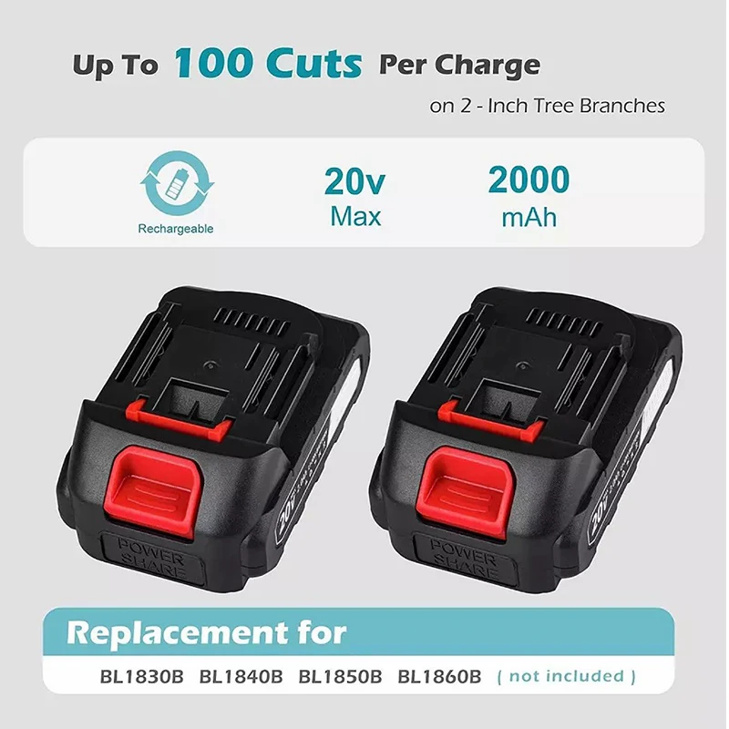 6-дюймовая портативная ручная электрическая аккумуляторная цепная пила для