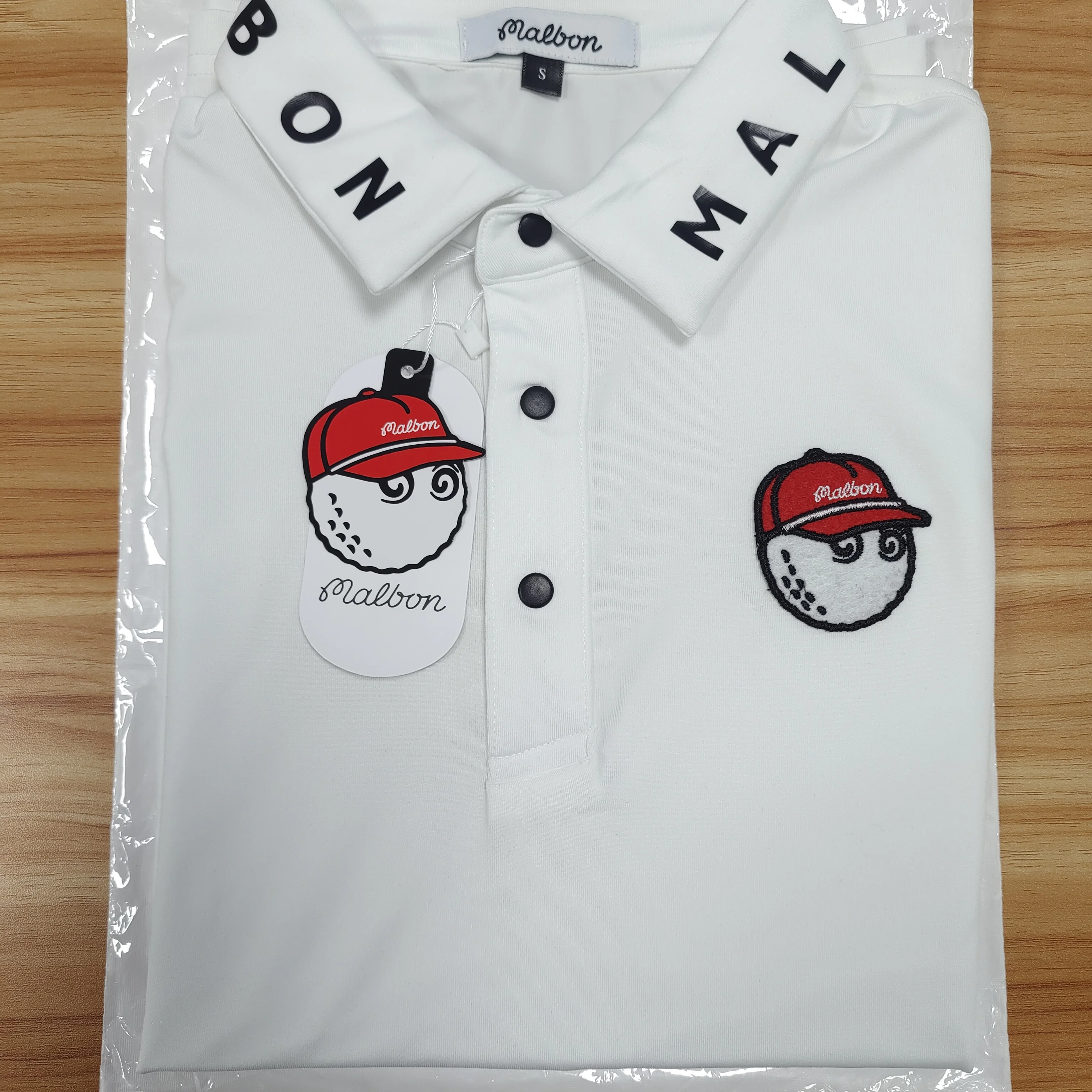 

Malbon Embroidery Golf Clothing Men's Short Sleeve T-Shirt Fashion Outdoor High Collar Polo Shirt Spring Summer Quick Dry Top