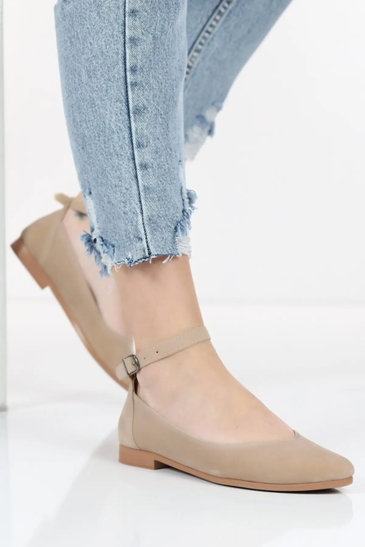 

Туфли женские на плоской подошве, замшевые Модные Элегантные ботильоны с пряжкой, Повседневная летняя обувь