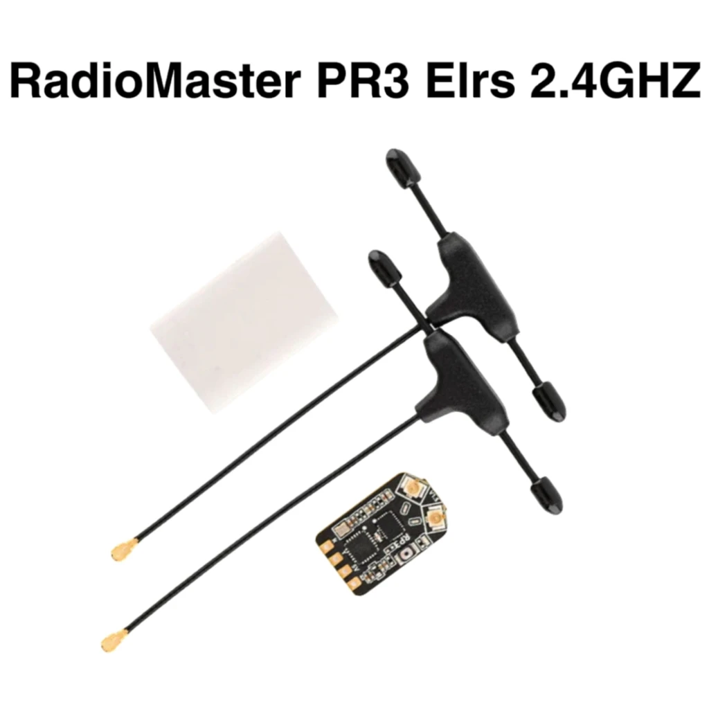 

RadioMaster PR3 Elrs 2.4GHZ Diversity Nano Receiver W/UFL Antennas