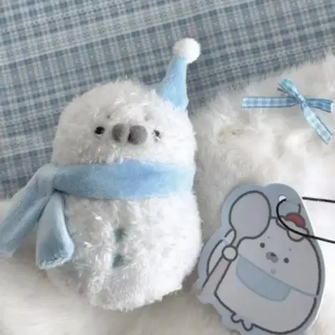 Плюшевый брелок тюлень