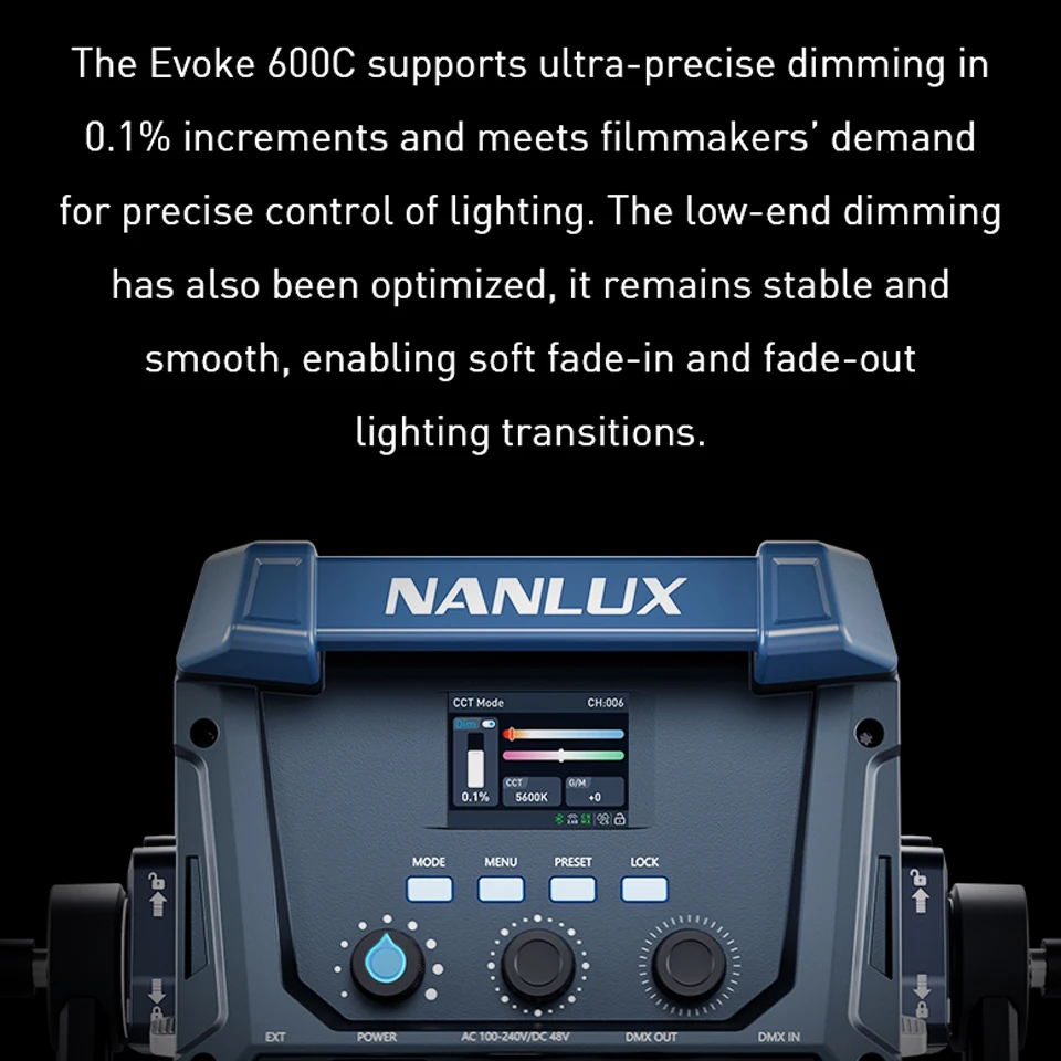 NANLUX Evoke 600C LED RGB осветительное устройство для фотографии, 600 Вт, профессиональный прожектор, 1000-20000K, IP66, видеосвет для кинопроизводства. (art.: 3920dcfcabff6) - 3920dcfcabff6