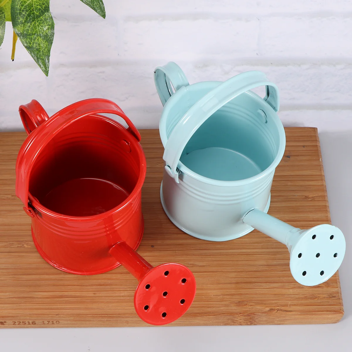 

2 Pcs Watering Can Mouth Large Outdoor Pots Play Toys Kids Sprinklers