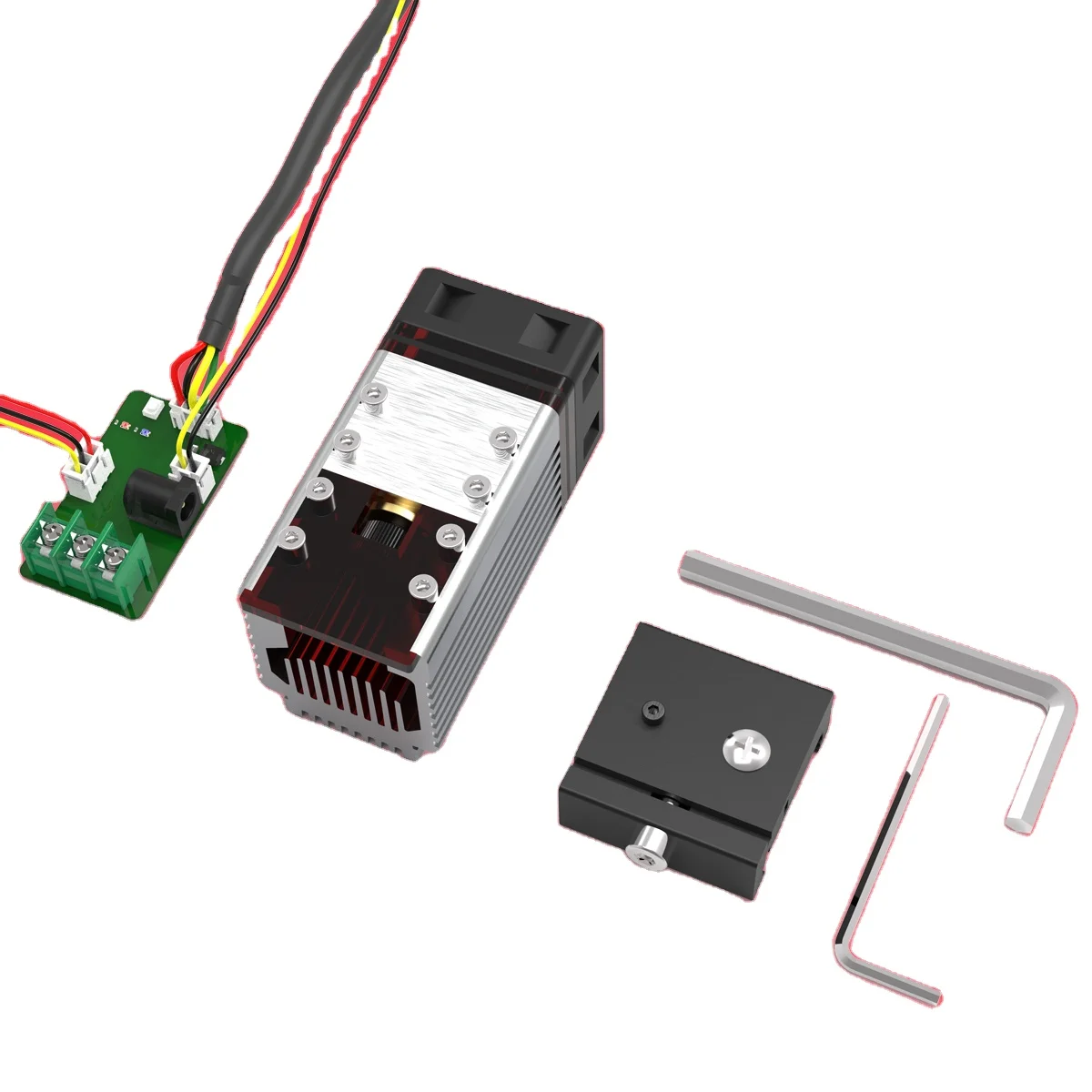 

30W 450nm laser module head kits for DIY With TTL / PWM Modulation for laser cutting machine laser engraving machine