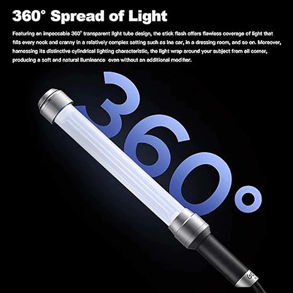 Штатив Godox для вспышки AD200/AD200Pro Портативный Ручной штатив с трубкой 360 ° студии или