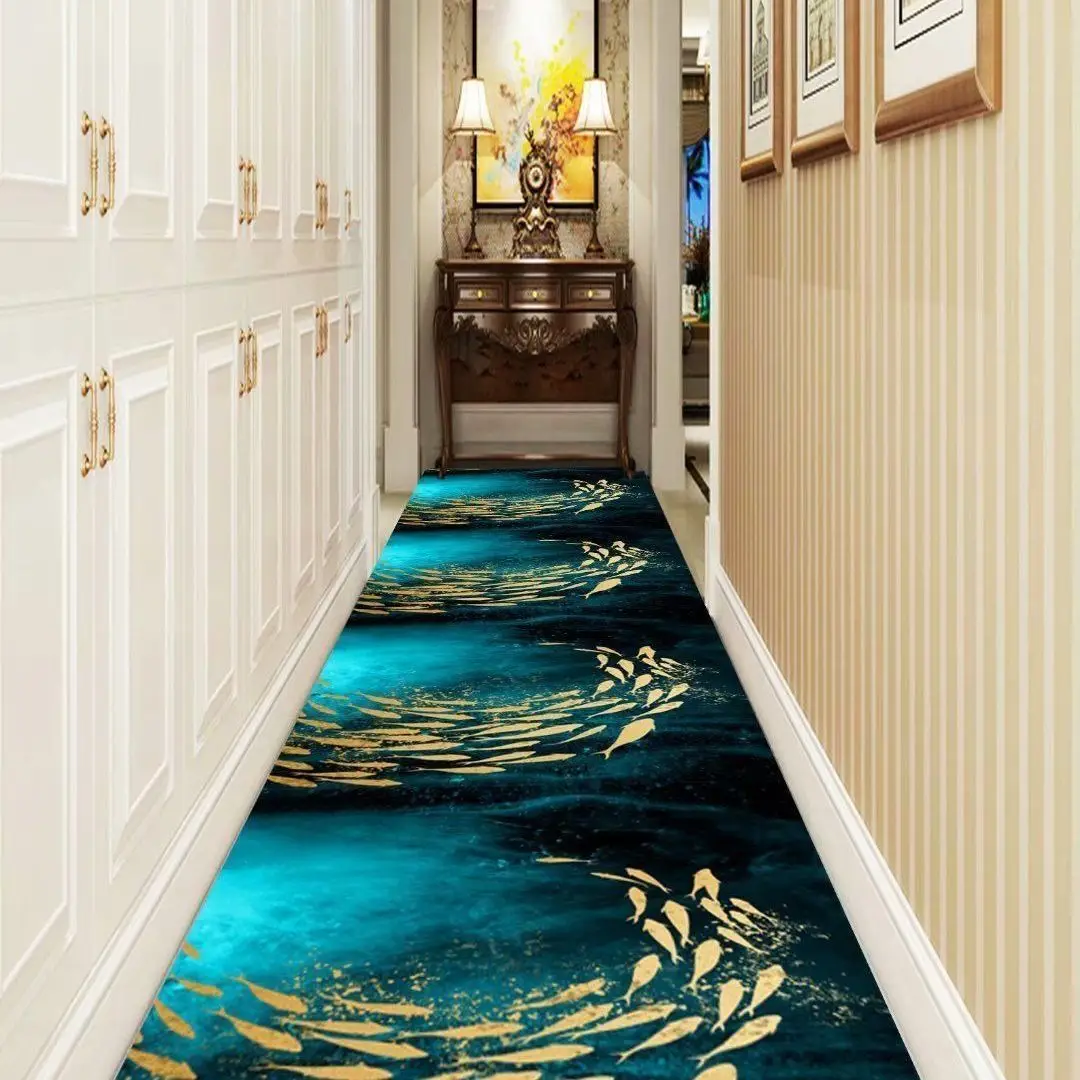 

National Corridor Hall Hallway Carpet Rug Long Living Room Area Rug Home Decor Bedroom Rugs Non-slip Balcony Kitchen Floor Mat