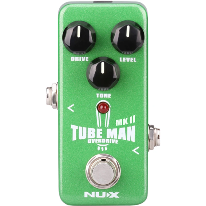 NUX NOD-2 TUBE MAN MK II педаль для гитарного эффекта овердрайв полный металлический