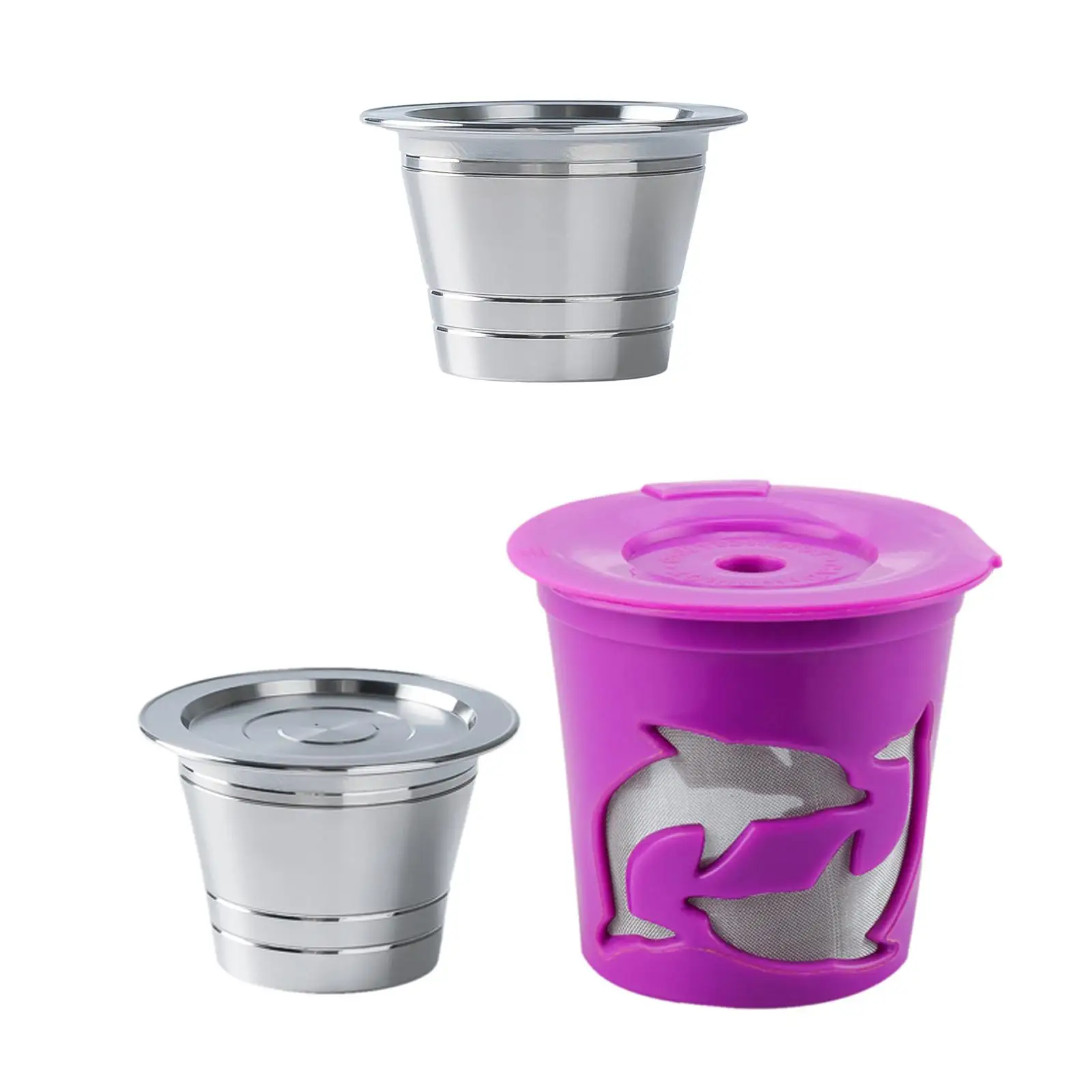 

Refillable Coffee Pod Coffee Maker Accessories Coffee Strainer for Home Cafe
