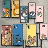 cartoon cat tom and cute jerry case for xiaomi mi poco x3 nfc m3 pro f3 gt f1 m4 11 lite note 10 11t 10t 9t phone cover
