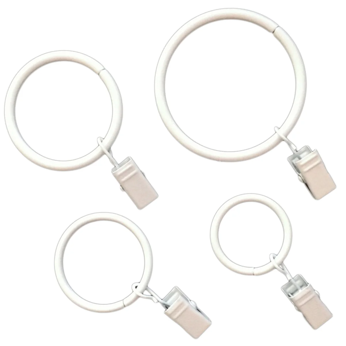 

Curtain Shower Rings Hooks Ring Drapery Clip Metalliners Rod Curtains Linerclothespin Decorative Clips Clamp