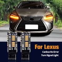2pcs led turn signal light wy21w t20 7440a for lexus is f is200t ls460 gx470 gx460 nx200t nx300h rc f rc350 rc200t rc300 ct200h