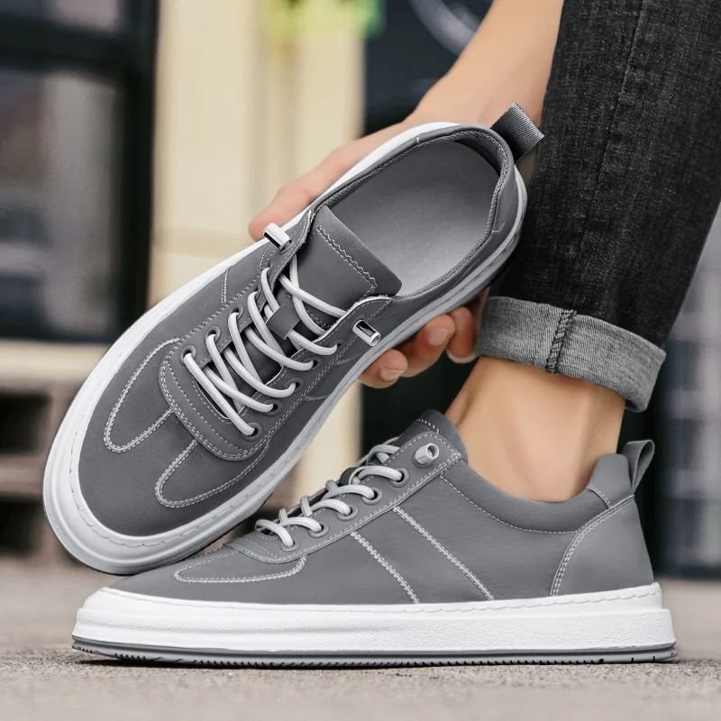 

New Fashion Men's Casual Shoes Lightweight Soft Male Sneakers Breathable Vulcanized Shoes Comfort Treking Shoes Skate Footwear