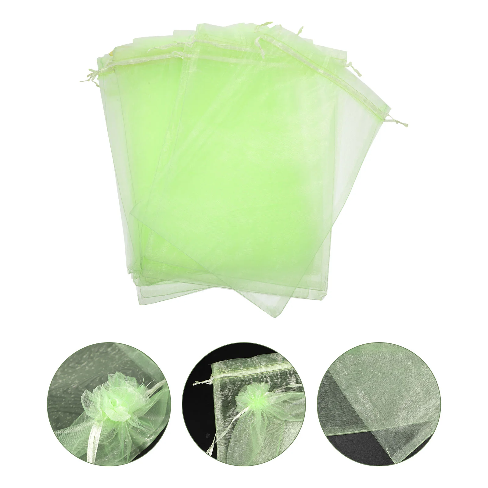 

50 Pcs Protective Net Bags Vegetables Fruit Bags For Garden Tree Bird Netting Mesh Covers Planting Anti-insect Garden