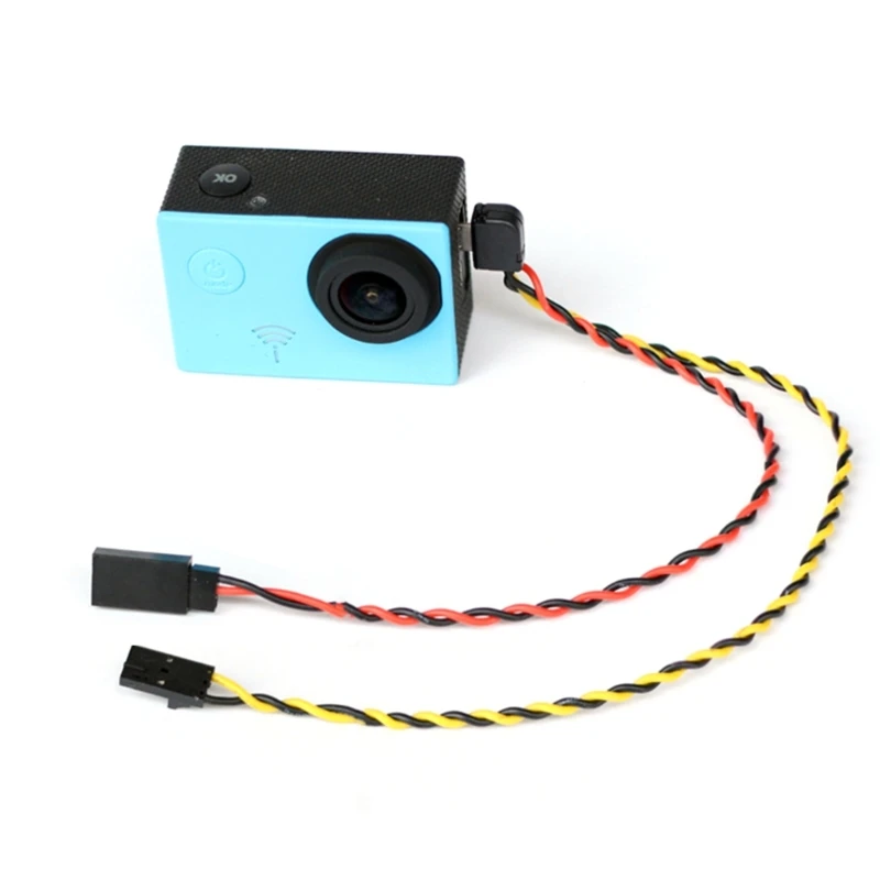 

20cm Video Output Line Micro USB to AV Out Cable 5.8G Receiving Applicable for SJ4000 SJ5000 SJ6000 Cameras F19E