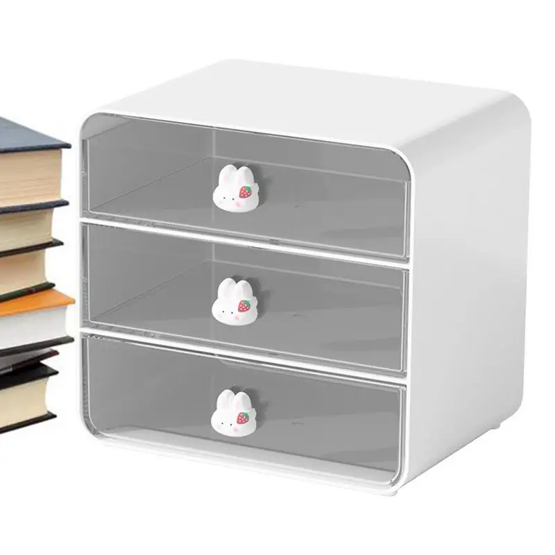 

Desktop Storage Box Drawer Type Storage Cabinet Office Desk Storage Box Cosmetics Box Stationery Debris Storage Rack